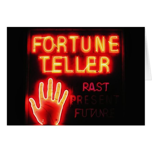 Fortune Teller - Past Present & Future Cards (Front Horizontal)
