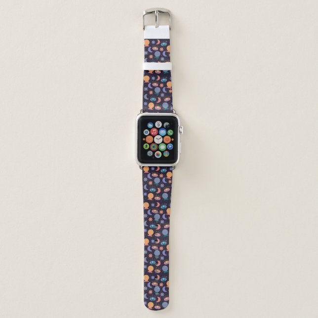 Fortune Teller Pattern Apple Watch Band (Front)