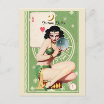 Fortune Teller Postcard by Aviateros at Zazzle