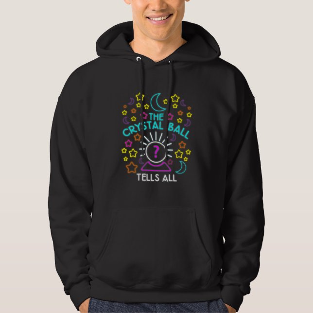 Fortune Teller Psychic  Crystal Ball Hoodie (Front)