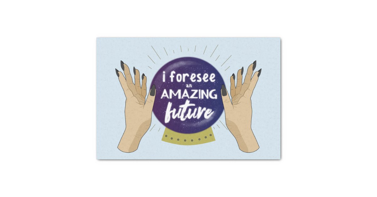 Fortune Teller Psychic Magic Crystal Ball Tissue Paper Zazzle Com