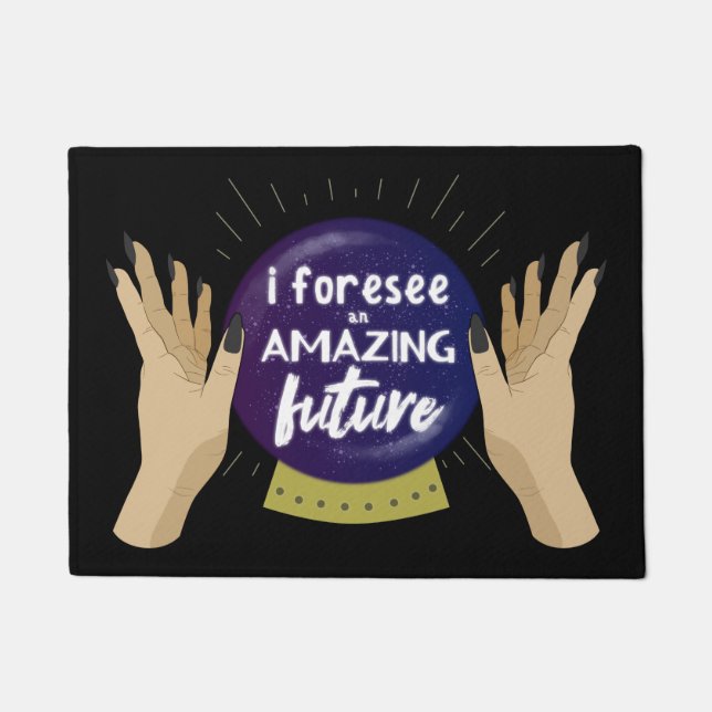 Fortune Teller, Psychic, Magical Doormat (Front)