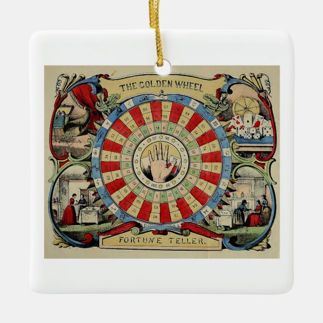 "FORTUNE-TELLER'S" CHRISTMAS ORNAMENT (Front)