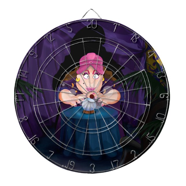 Fortune Tellers Tent Dart Board (Front)