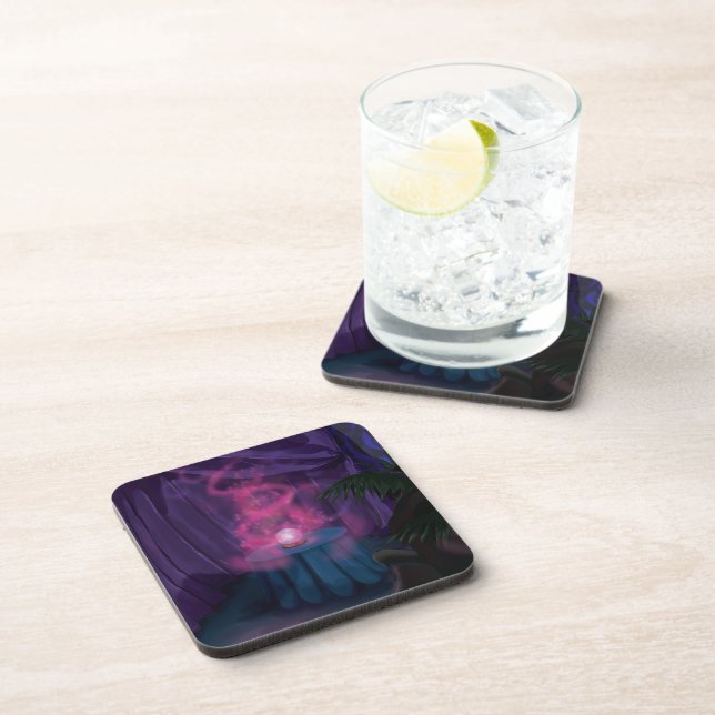 Fortune Tellers Tent Drink Coaster (Right Side)