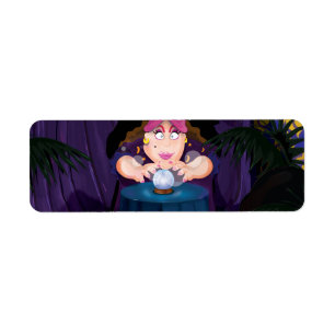 Fortune Tellers Tent Label