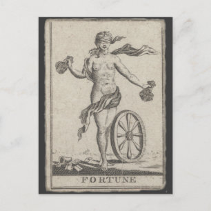 Fortune Telling Card, Antique Tarot Postcard