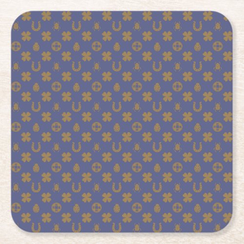 Fortunes Serenade Luck in Every Stitch _ Square Paper Coaster