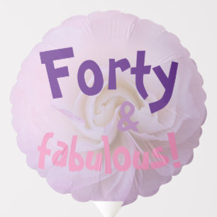 Forty and fabulous! 40th Birthday Gifts for Women, Balloon