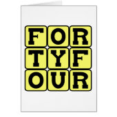 Forty Four, Number 44 (Front)