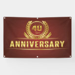 forty year Anniversary Banner