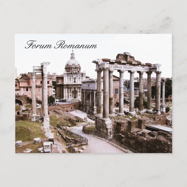 Forum Romanum, Rome, Italy Postcard (Front)