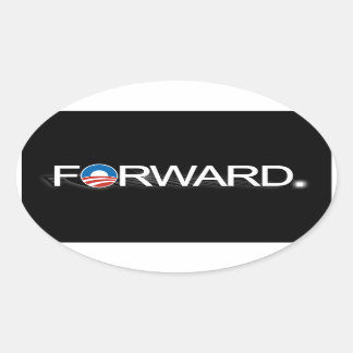 Forward for Obama 2012 Oval Sticker