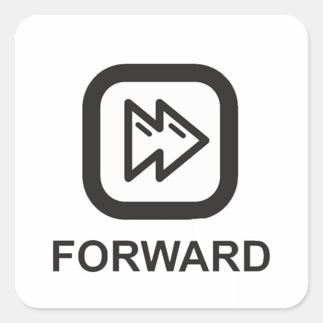 Forward Icon Stickers (Front)