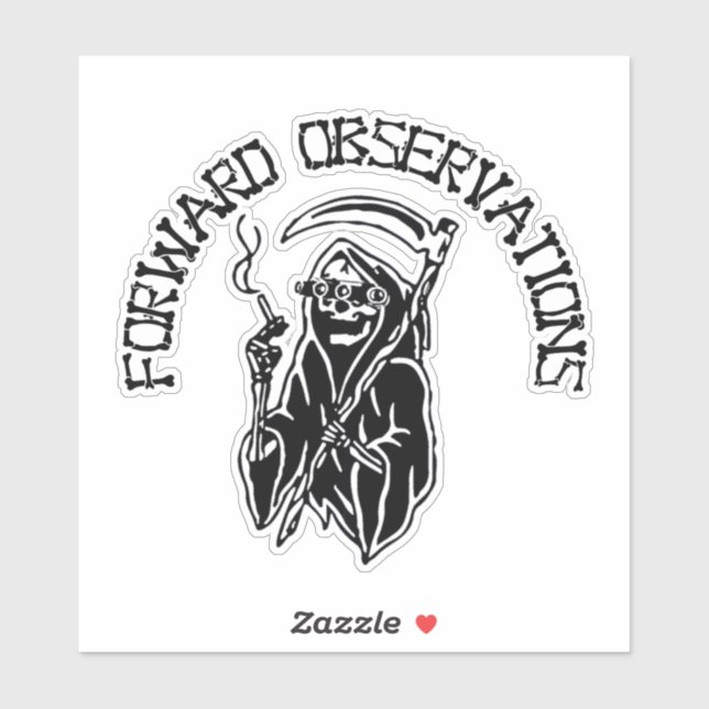 Forward observations group sticker | Zazzle