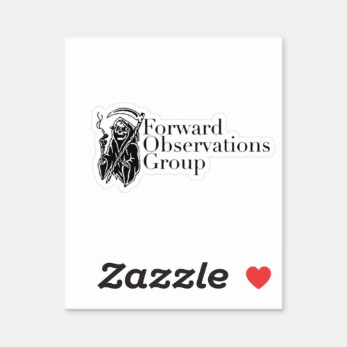 Forward observations group  sticker