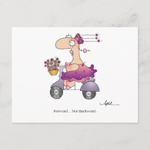 FORWARD! Postcard by April McCallum