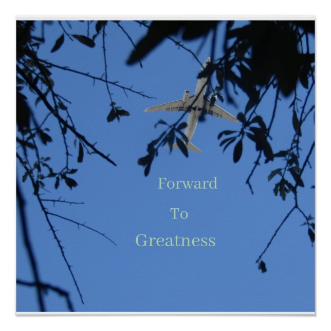 Forward to Greatness Glossy Poster (Front)