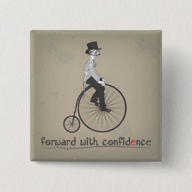 Forward with Confidence Button (Front)