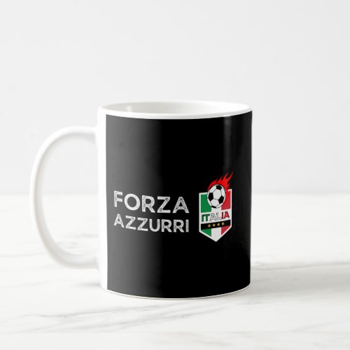 Forza Azzurri Italia Football Soccer Jersey Italy  Coffee Mug