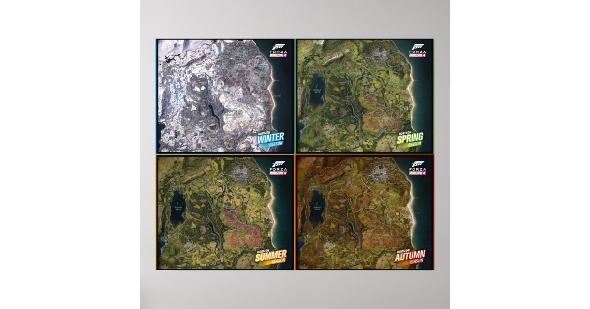 Forza Horizon 4 Map