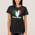 Forza Italia European Football Championship Italy  T-Shirt