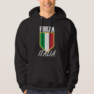 Forza Italia Italian Flag Soccer Hoodie