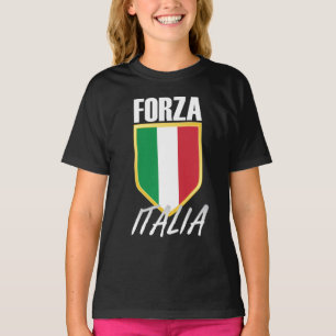 Forza Italia Italian Flag Soccer T-Shirt