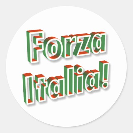 "forza Italia" Sticker