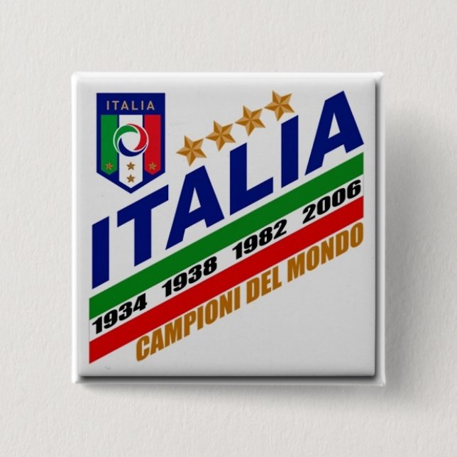 Forza Italia - World Cup 2010 Pinback Button (Front)