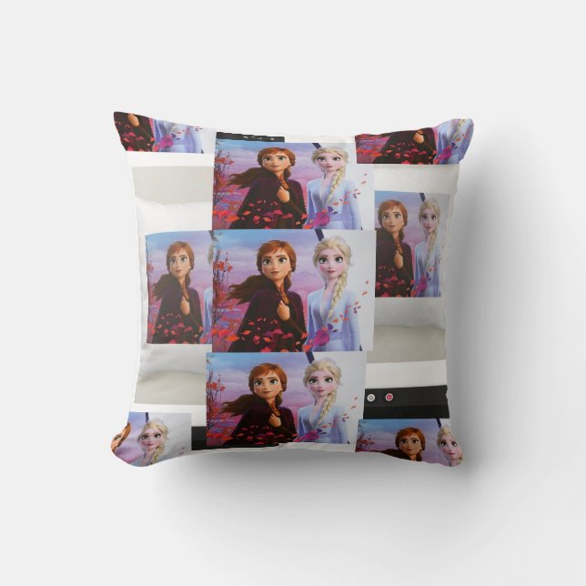 forzen elsa and ana pillow (Front)