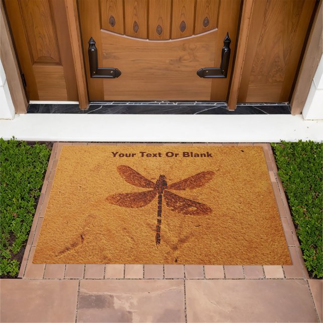 Fossil Dragonfly Doormat (Outdoor)