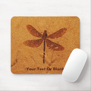Fossil Dragonfly Mouse Pad