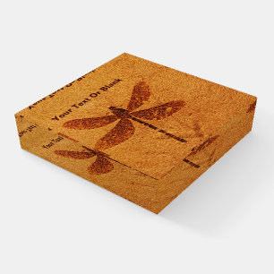 Fossil Dragonfly Paperweight