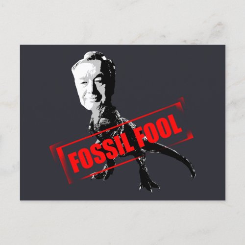Fossil Fool Postcard