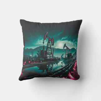 Fossil Fuel Adventure Pillow - T-Rex Motorcycle