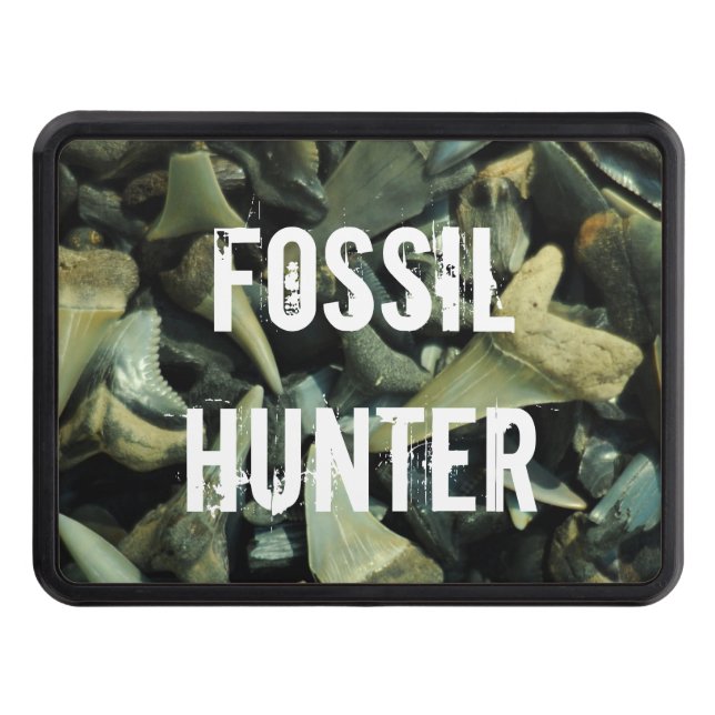 Fossil Hunter Shark Teeth Hitch Cover (Front)