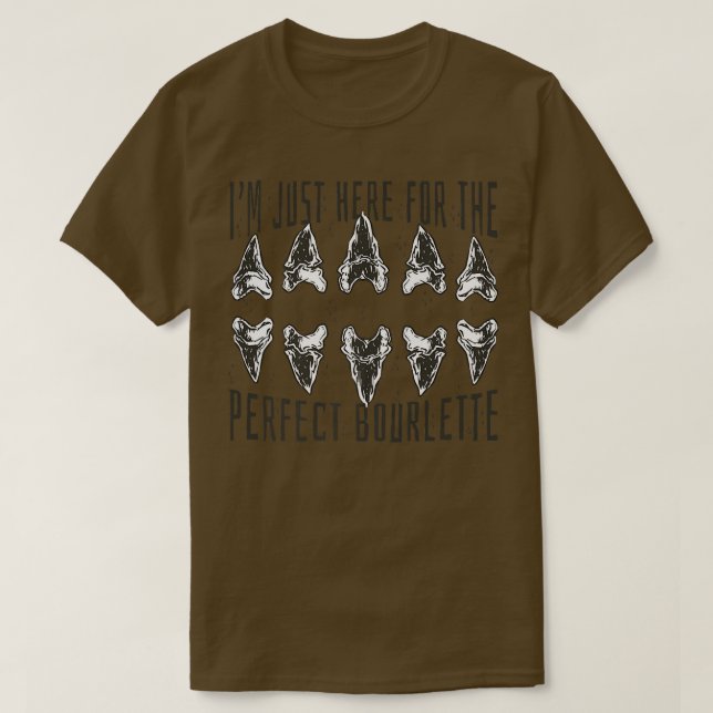 Fossil Hunters and Shark Tooth Hunting T-Shirt (Design Front)