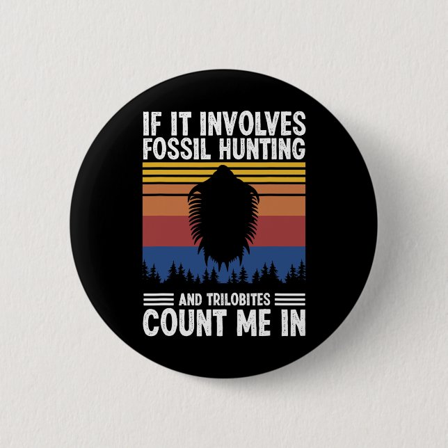 Fossil Hunting Relict Hunter  Button (Front)
