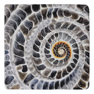 Fossilized Ammonite #47 - Trivet