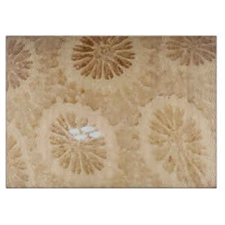 Fossilized Coral Print Cutting Board