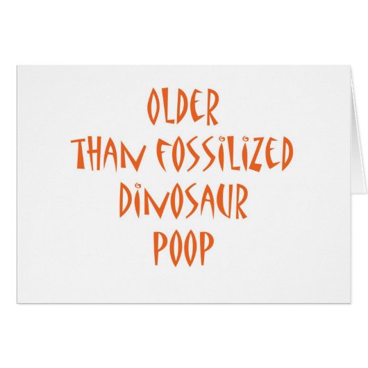 Fossilized Dinosaur Poop Cards (Front Horizontal)
