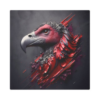 Fossilized Majesty - Another Masterpiece by AI Metal Print