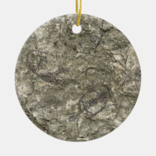 Fossils Ceramic Ornament