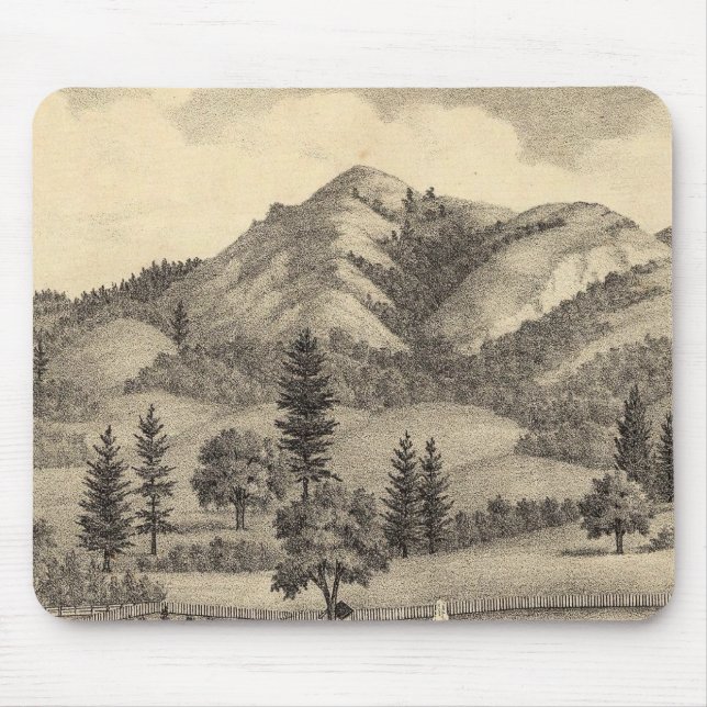 Fossville Res of Clark Foss, Knights Valley Mouse Pad (Front)