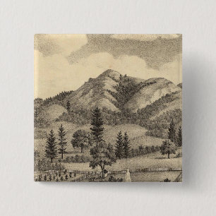 Fossville Res of Clark Foss, Knights Valley Pinback Button