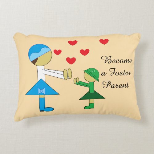 Foster Care Accent Pillow