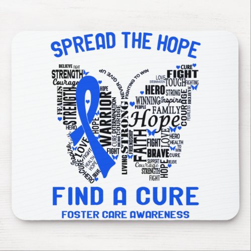 Foster Care Awareness Month Ribbon Gifts Mouse Pad