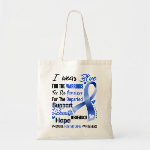 Foster Care Awareness Month Ribbon Gifts Tote Bag
