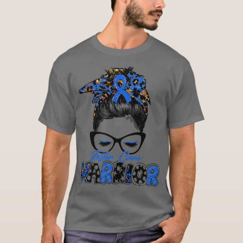 Foster Care Awareness Warrior Women Glasse Messy B T_Shirt